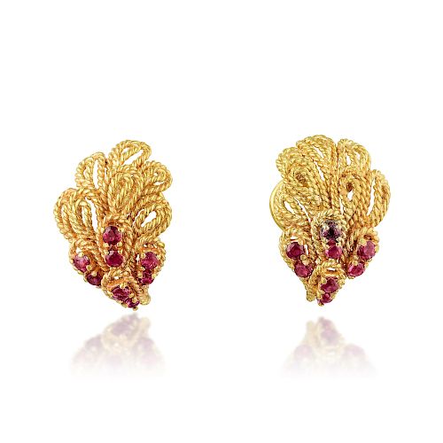 Tiffany & Co. Ruby Earrings