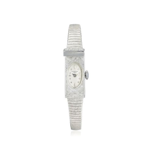 Baume & Mercier Bracelet Watch with Diamond-Set Cover in 14K White Gold