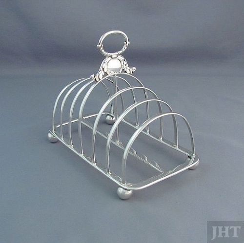 William IV Sterling Silver Toast Rack
