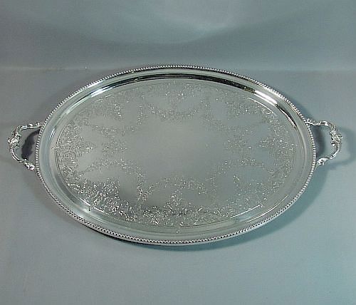 Victorian Sterling Silver Tea Tray