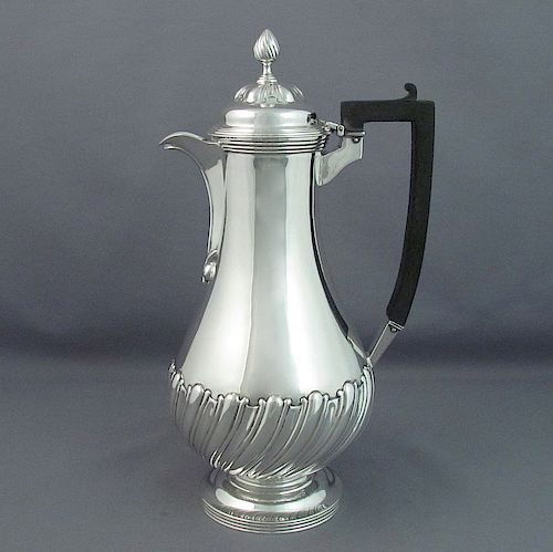 Victorian Sterling Silver Hot Water Pot