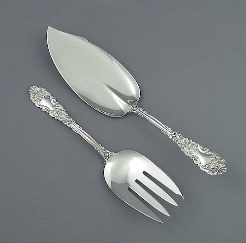 Dominick and Haff Sterling Silver Fish Servers