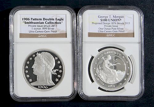 Smithsonian Silver Rounds