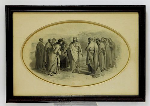 Felix Darley Jesus & Disciples Classical Painting