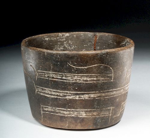 Olmec Pottery Grayware Bowl