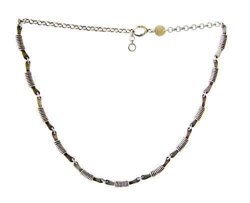 Miye Matsukata for Janiye Sterling Silver Handmade Necklace