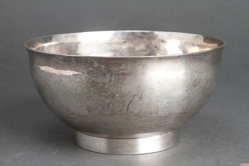 Joel Sayre American Silver Footed Bowl C. 1800