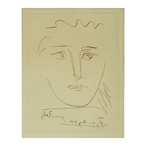 After: Pablo Picasso, Spanish (1881-1973) Etching