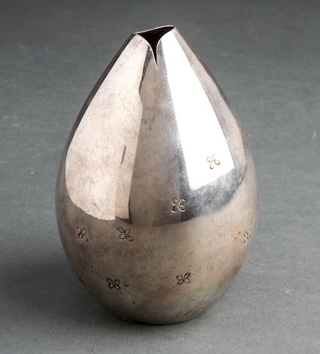 A. Dragsted Danish Modern Silver Bud Vase