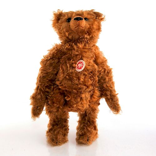 TOFFEE COLORED ARTICULATED PLUSH STEIFF BEAR