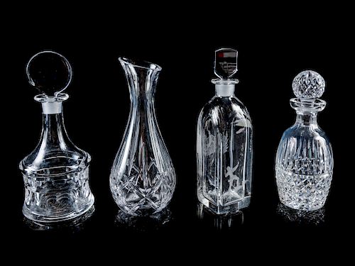 A Group of Four Cut Glass Decanters<br>20TH CENTU