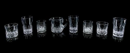 A Group of Thirty-Three English Cut Glass Drinking Articles