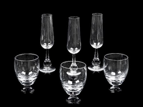 A Group of Baccarat Glass Stemware<br>20TH CENTUR
