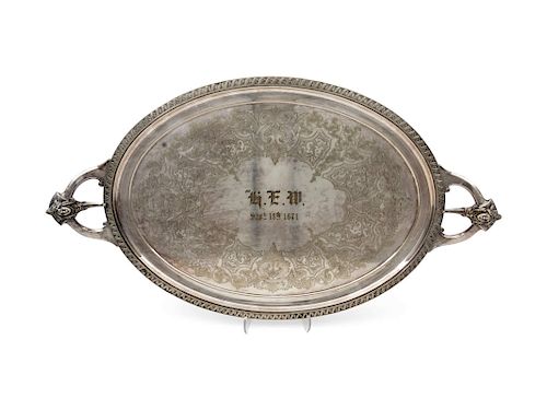 An American Aesthetic Movement Silver-Plate Servi