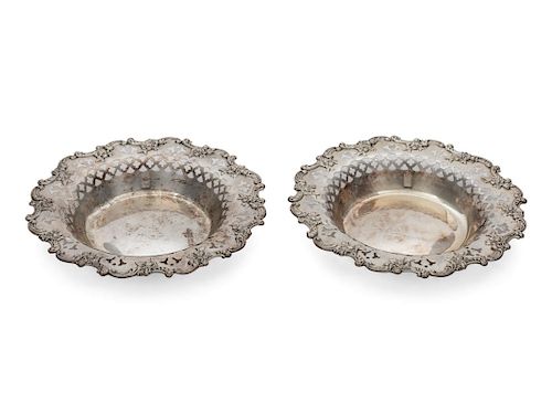 A Pair of American Silver Candy Dishes<br>Theodor