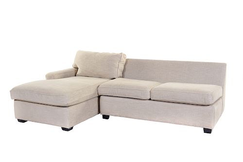 A Contemporary Upholstered Sectional Sofa<br>MITC