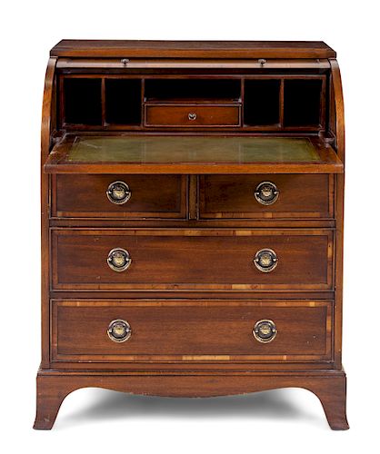 A Slant-Front Desk <br>20TH CENTURY<br>Height 38 