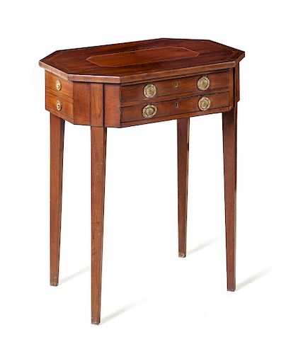 An American Mahogany Side Table<br>19TH CENTURY<b