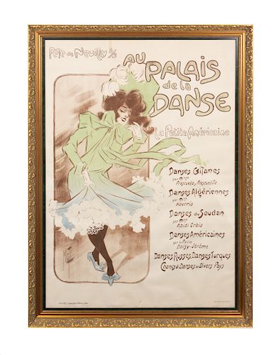 A French Poster<br>Au Palais de la Danse<br>62 1/