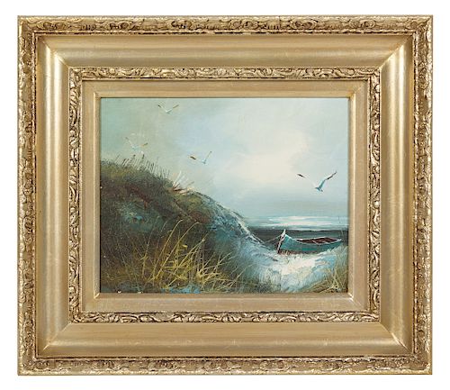 Artist Unknown<br>20TH CENTURY<br>Shore with Boat