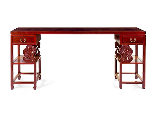 A Chinese Hardwood Altar Table <br>20TH CENTURY<b