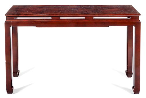 A Chinese Export Lacquered Console Table <br>20TH