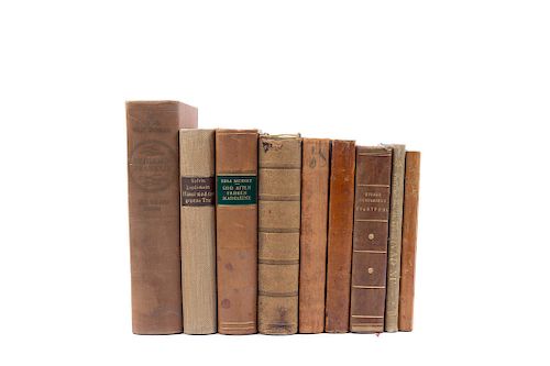 A Collection of Nine Bindings<br>comprising nine 
