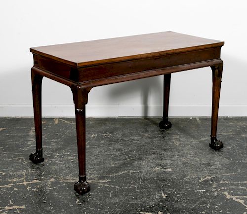18th C. George II Style Mahogany Library Table