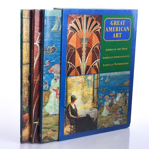 3 BOOKS, ON GREAT AMERICAN ART