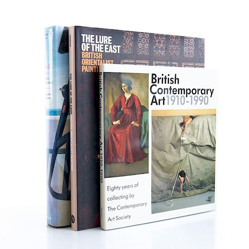 SET OF THREE BOOKS, BRITISH ART MOVEMENT
