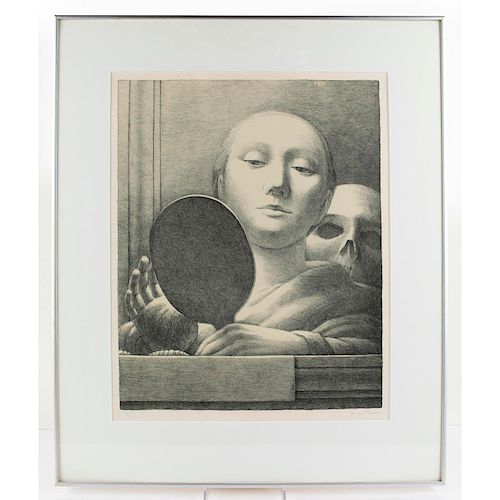 GEORGE TOOKER , THE MIRROR, 1978, SIGNED