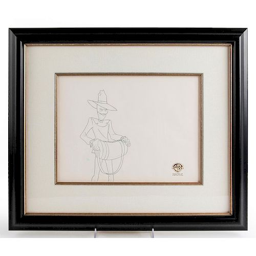BATMAN: THE ANIMATED SERIES, SCARECROW PENCIL DRAWING