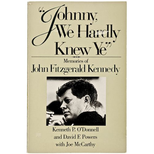 1972-Dated Signed Paperback Commemorative Book titled: Johnny, We Hardly Knew Ye