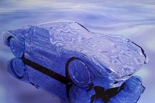 Laurence Gartel - Blue Car 2012