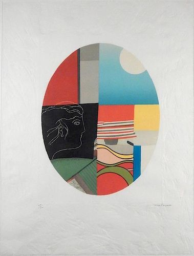 Max Papart, Lithograph - Abstract