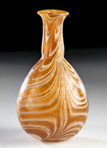 Roman Marbled Glass Bottle - ex Royal Athena