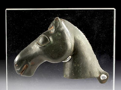 Late Roman Bronze Horse Head