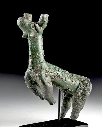 Fine Anatolian Copper Bull Figure
