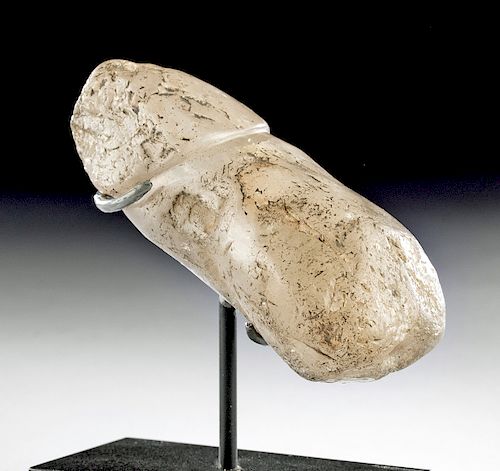 Chavin Rock Crystal Phallic Pendant