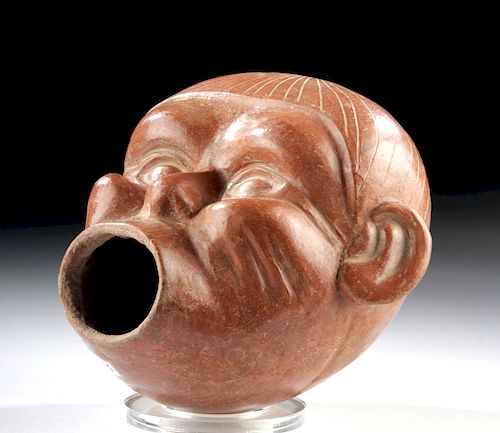 Moche Ceramic Vessel - Baby Head