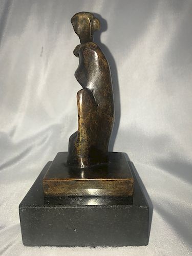 English Bronze Sculpture Henry Moore  Mother & Child