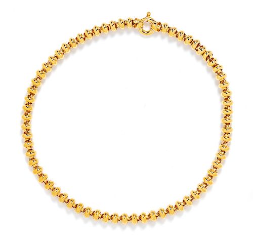 An 18 Karat Yellow Gold Necklace, Urbano,