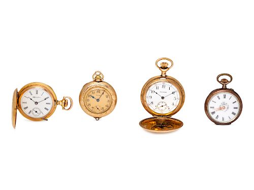 A Collection of Pocket Watches,