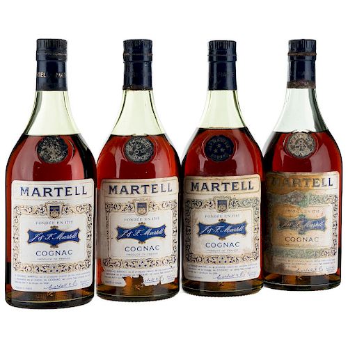 Martell. V. S. Cognac. Piezas: 4.