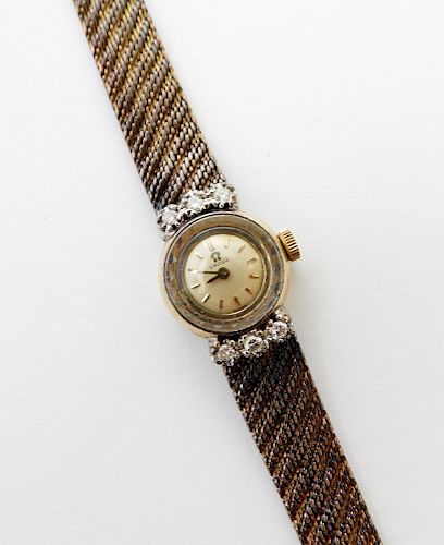 Omega Ladies Wristwatch - 14K and Diamonds