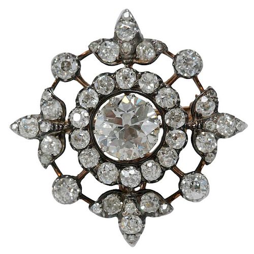 Antique Diamond Brooch/Pendant