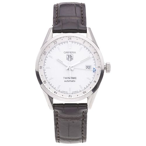 TAG HEUER CARRERA TWIN-TIME REF. WV2116-0 wristwatch.