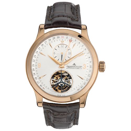 JAEGER-LECOULTRE MASTER TOURBILLÓN DUAL-TIME REF. 146.2.34.S wristwatch.