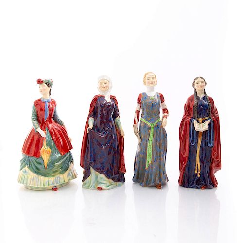 4 ROYAL DOULTON LADYS OF ENGLINSH HISTORY