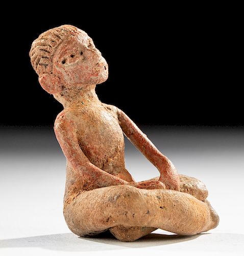 Guerrero Xochipala Ceramic Seated Figure